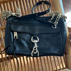 RM crossbody black handbag